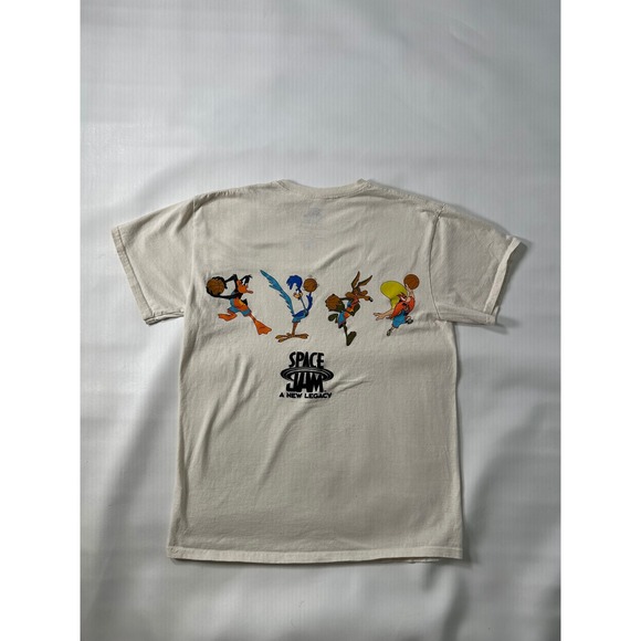 Space Jam A New Legacy Mens Size M Graphic T Shirt Bugs Bunny Marvin Martian - Picture 7 of 8